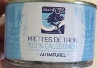 Mängden socker i Miettes de thon 100% Calédonien au naturel