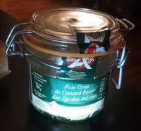 Mängden socker i Foie gras de canard entier des landes