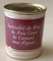 Mängden socker i Foie gras de canard aux figues