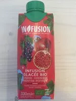 Mängden socker i Infusion glacée bio - Grenade - Cassis - Menthe poivrée