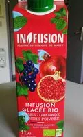 Mängden socker i Infusion Glacée Grenade Cassis Menthe Poivrée Bio 1L