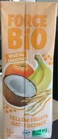 Mängden socker i Force Bio Vegetal Smoothie Yellow Fruits Oat-Coconut