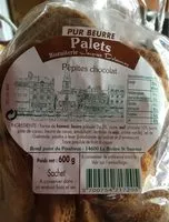 Mängden socker i Palets Pur Beurre Pépites de Chocolat