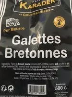 Mängden socker i Galettes Bretonnes