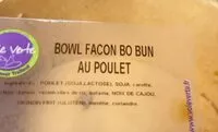 Mängden socker i BOWL GACON BO BUN AU POULET
