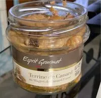 Mängden socker i Terrine de canard