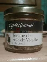Mängden socker i Terrine de foie de volaille