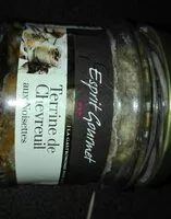 Mängden socker i Terrine de chevreuil aux noisettes