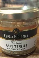 Mängden socker i Terrine rustique au poivre vert