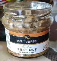 Mängden socker i Terrine rustique au poivre vert