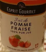 Mängden socker i Jus de pomme et fraise