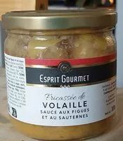 Mängden socker i Fricassée de Volaille sauce aux Figues et au Sauterne