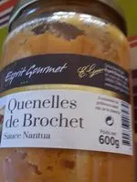 Mängden socker i Quenelles de brochet sauce nantua