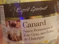Mängden socker i Canard sauce potimarron et fois gras aux éclats de châtaigne