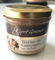 Mängden socker i Terrine de Campagne aux myrtilles