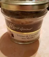 Mängden socker i Terrine de campagne aux myrtilles