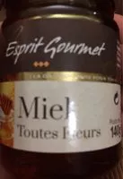 Mängden socker i Miel toutes fleurs