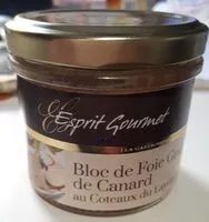 Mängden socker i Bloc de foie gras de canard