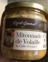 Mängden socker i Mitonnade de Volaille