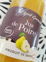 Mängden socker i Jus de poire