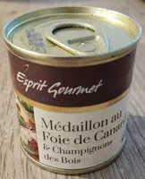 Mängden socker i Médaillon au Foie de Canard & Champignons des Bois