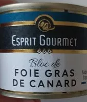 Mängden socker i Bloc de foie gras de canard