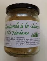 Mängden socker i Moutarde à la salicorne de l'île Madame