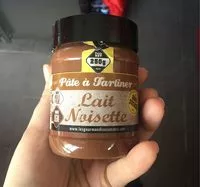 Mängden socker i Pâte à tartiner