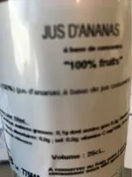 Mängden socker i Jus d'Ananas à Base de Concentré