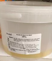 Mängden socker i Salade de fruit au sirop