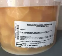 Mängden socker i Rondelles d'Orange