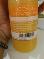 Mängden socker i Orage frais