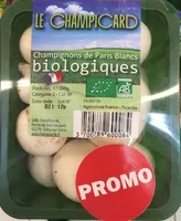 Mängden socker i Champignons de Paris Blancs biologiques