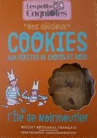 Mängden socker i Cookies aux pépites de chocolat noir