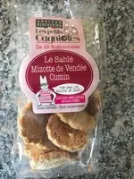 Mängden socker i Le Sablé Mizotte de Vendée Cumin