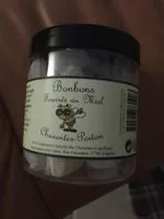 Mängden socker i Bonbons fourrés au miel