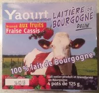 Mängden socker i Yaourts brassés fraise cassis
