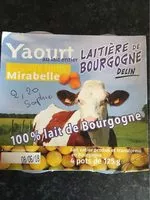 Mängden socker i Yaourt mirabelles