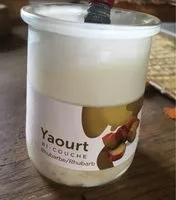 Mängden socker i Yaourt Bi-Couche rhubarbe