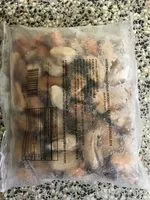 Mängden socker i Moule du pacifique decoquillés cuite congelées