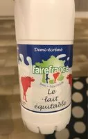 Mängden socker i Le lait equitable