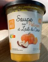 Mängden socker i Soupe au potiron et lait de coco