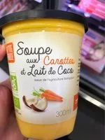 Mängden socker i Soupe aux carottes et lait de coco