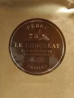 Mängden socker i Le chocolat Pérou 75% porcelana