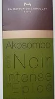Mängden socker i Akosombio 68% Noir intense et épicé