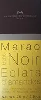 Mängden socker i Marao Noir éclats d'amandes