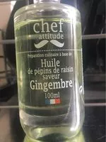 Mängden socker i Huile de pepins de raisin saveur gingembre