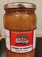 Mängden socker i Bisque de homards