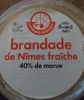 Mängden socker i Brandade de Nîmes fraîche