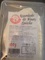 Mängden socker i Brandade de nimes fraiche